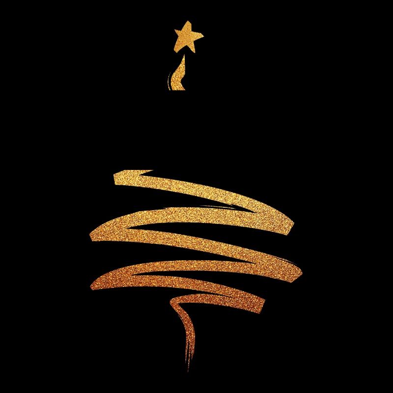 Weihnachtsbaum - Gold Geschenk Geschenkidee