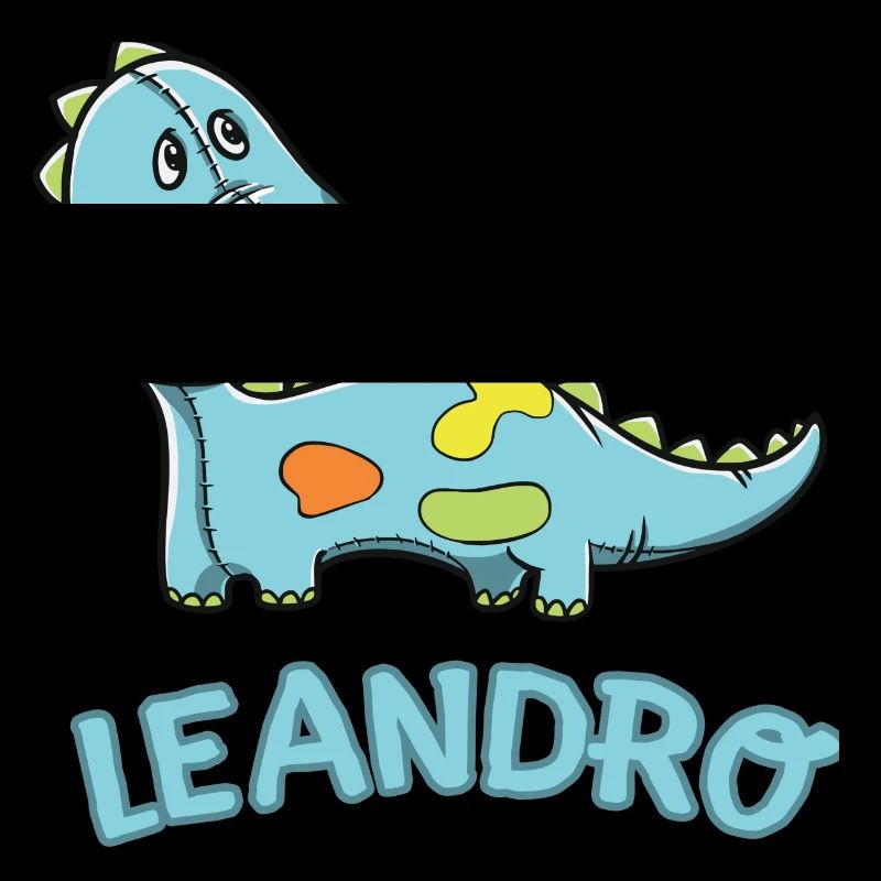 Dinosaur funny kid Leandro gift birthday