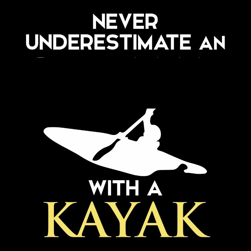 Never Underestimate Old Man With Kayak
