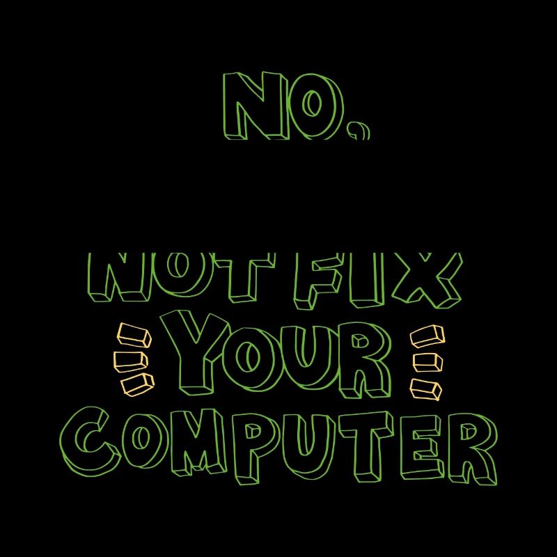 Nein, ich möchte deinen Computer.. - Geschenk