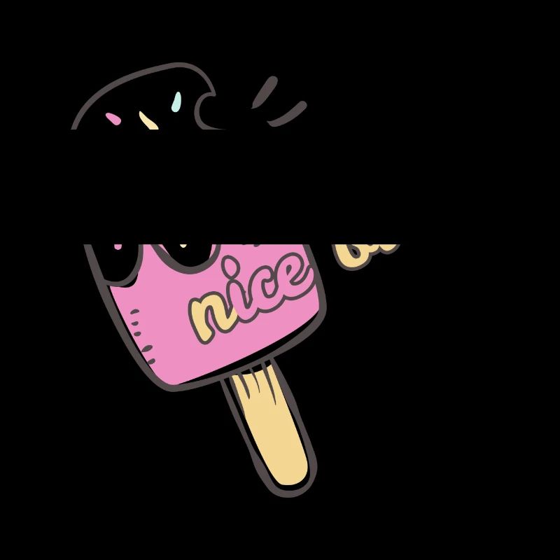 Nice Ice Cream Sommer Sonne Urlaub Geschenk