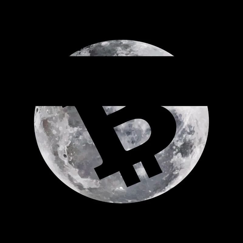 Bitcoin to the moon / Kryptowährung / Geschenkidee