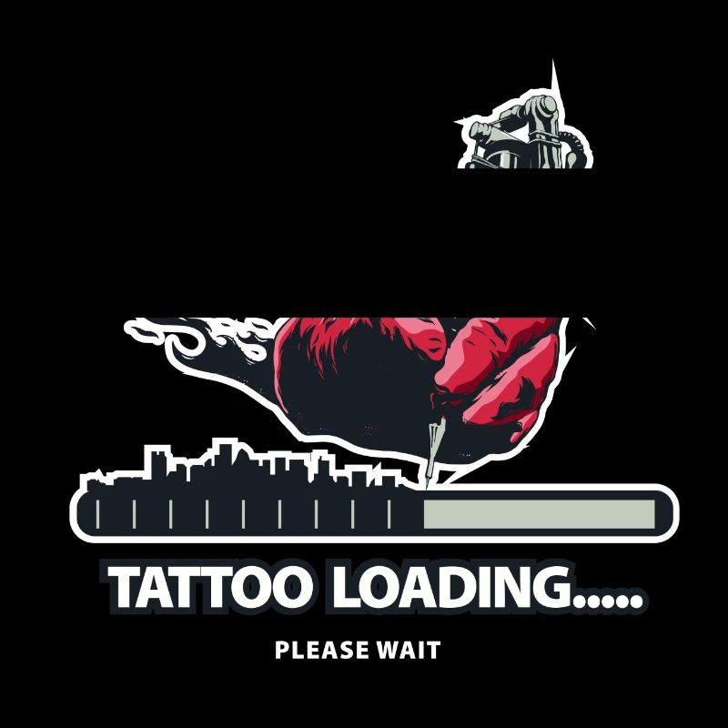 Tatouage Loading .. Machine à tatouer à la main encre tatouée