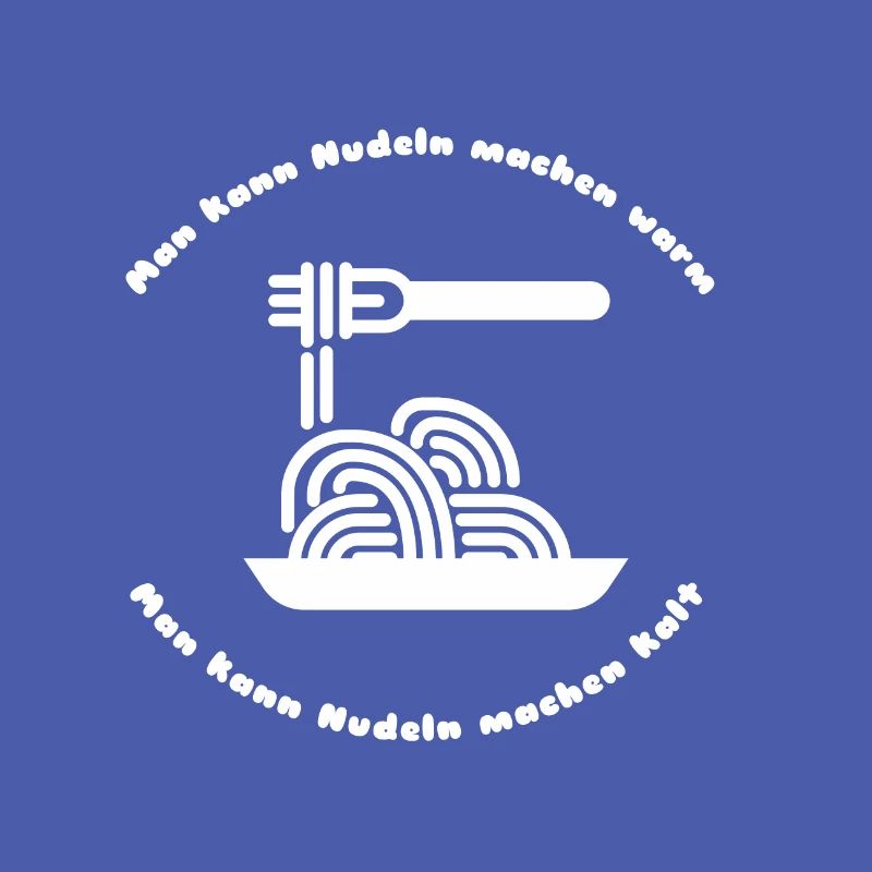 Mann kann Nudeln machen warm oder kalt