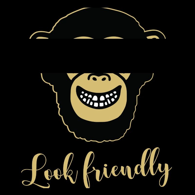 Monkey Chimpanzee - Look friendly