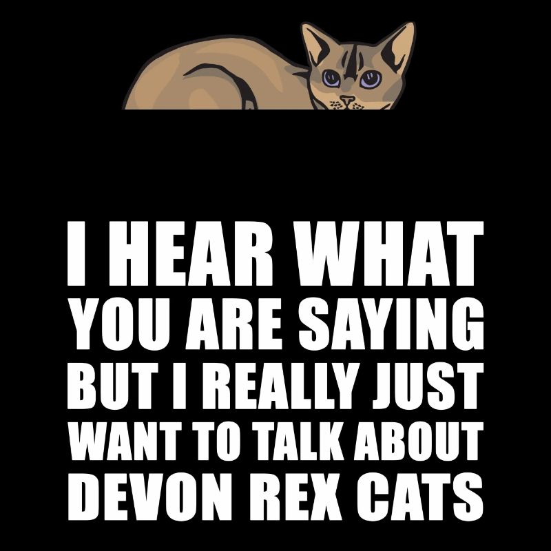 Devon Rex Cat cadeau mignon