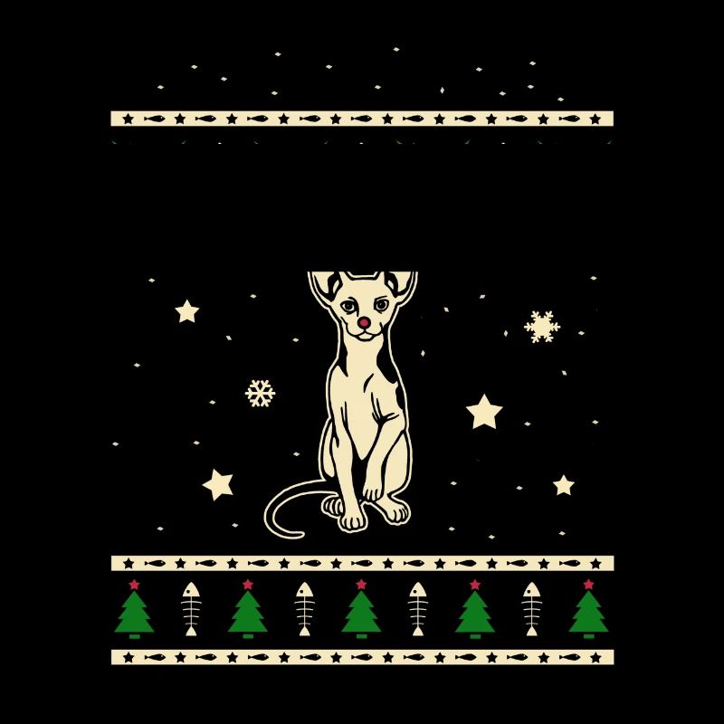 Sphynx Weihnachtsgeschenk