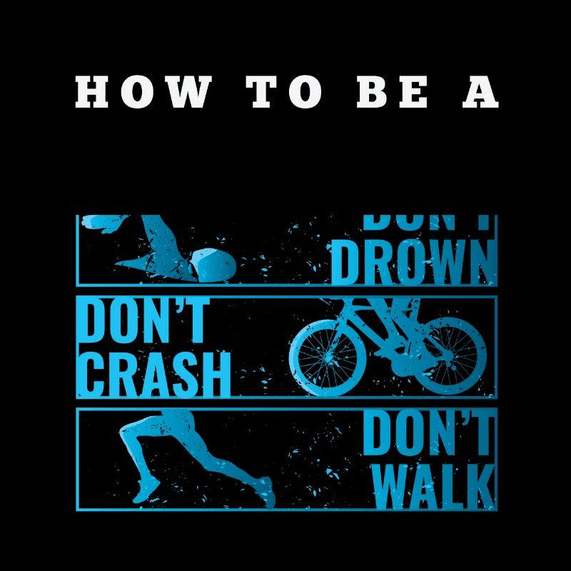 Triathlon Tshirt Geschenk Evolution Männer