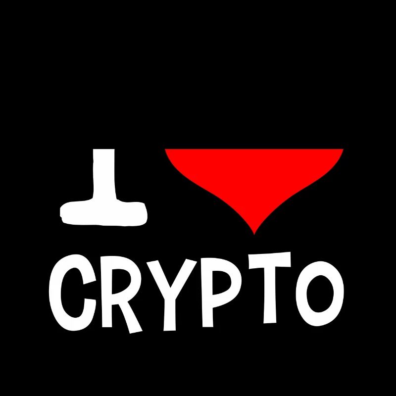 I Love Crypto White