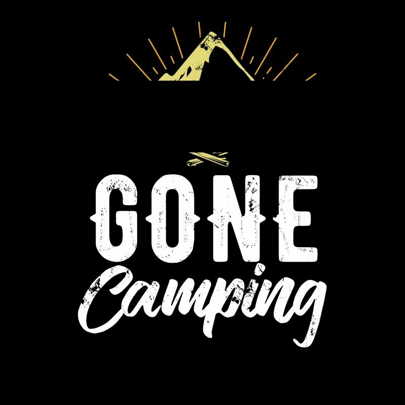 Am camping - camping - gift