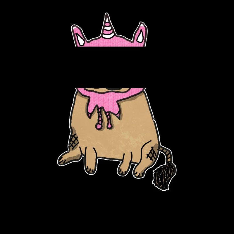Pugicorn Mops Möpse Einhorn Einhörner Hund Hunde