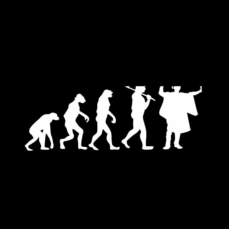 Graduierung - Evolution - Geschenk