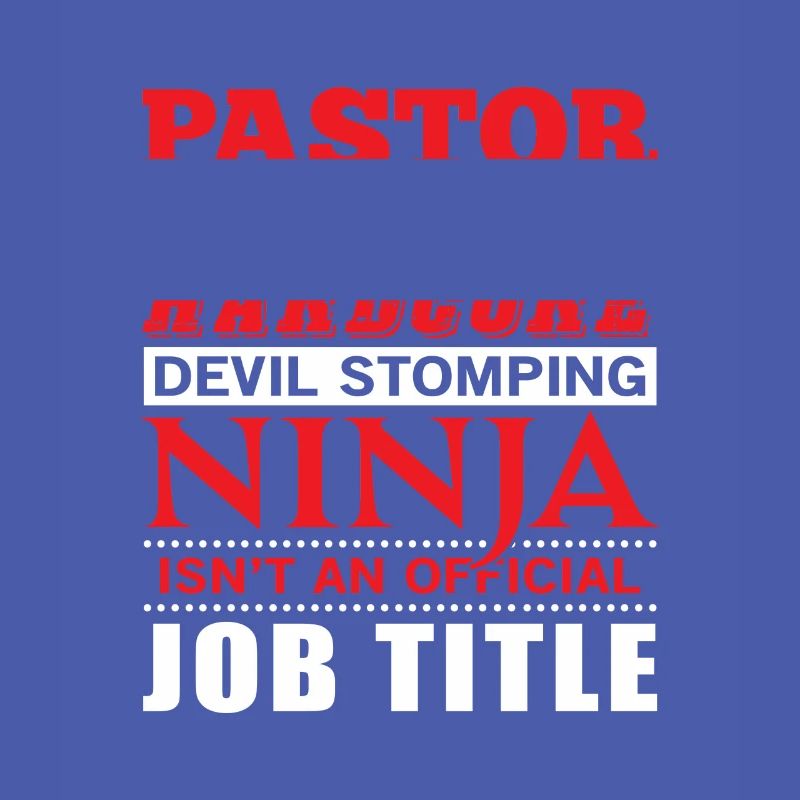 Pastor devil stomping Ninja
