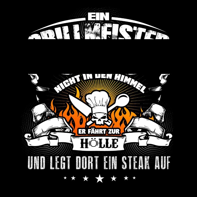 Grill Grill Master Grill Skull BBQ Gift