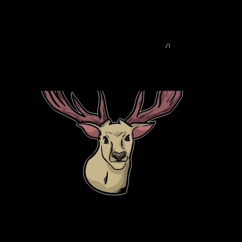 Unheimlich - Rentier - Hirsch - Hirschgeweih