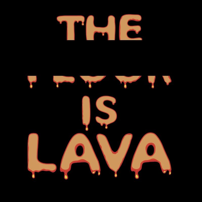 Le sol est de lave