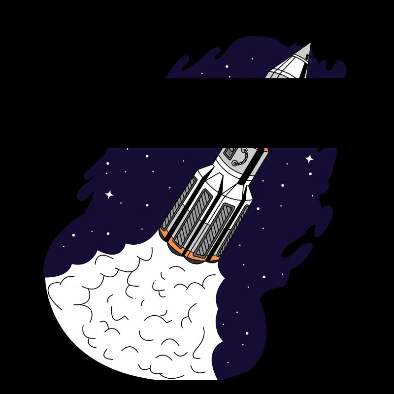 Rocket se lance dans l'espace