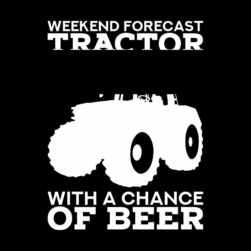 TRACTOR PULLING GIFT: Tractor pull with beer