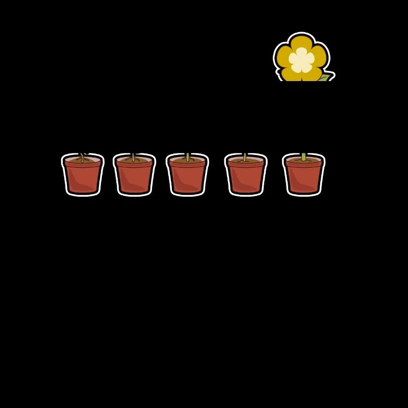 Evolution einer Blumen im Topf blühend
