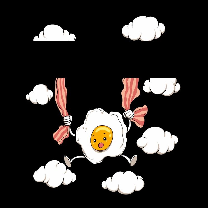 Air breakfast sky eggs bacon fried egg early egg