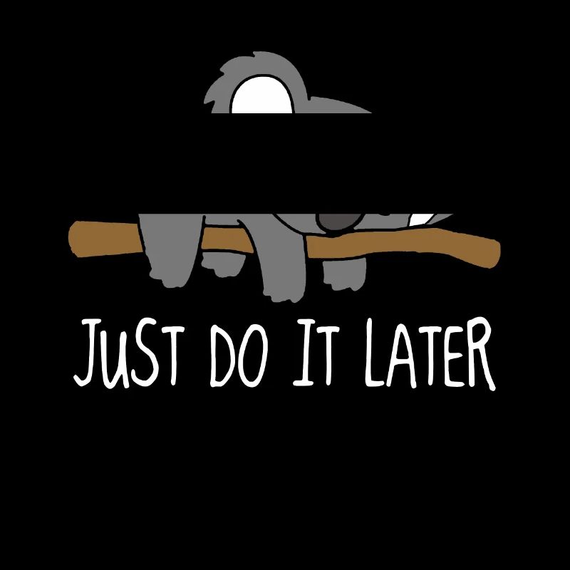 Koala just do it later print design
