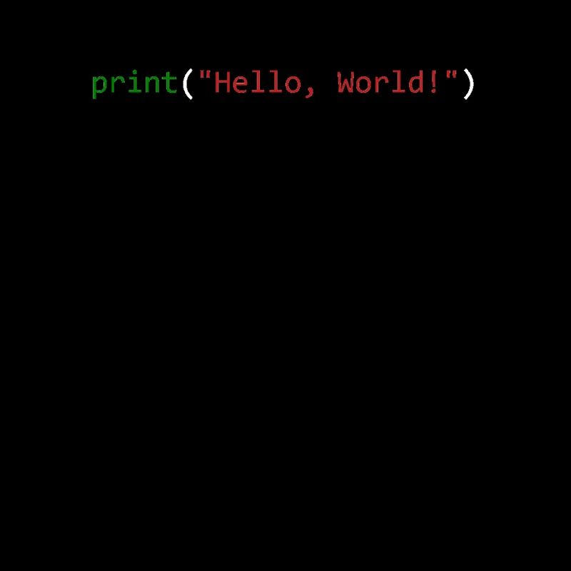 Hello World lustiges Geschenk Python Programmierer