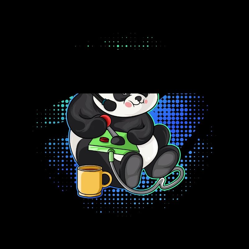 Panda Gaming Controller Gamer PC Geschenkidee