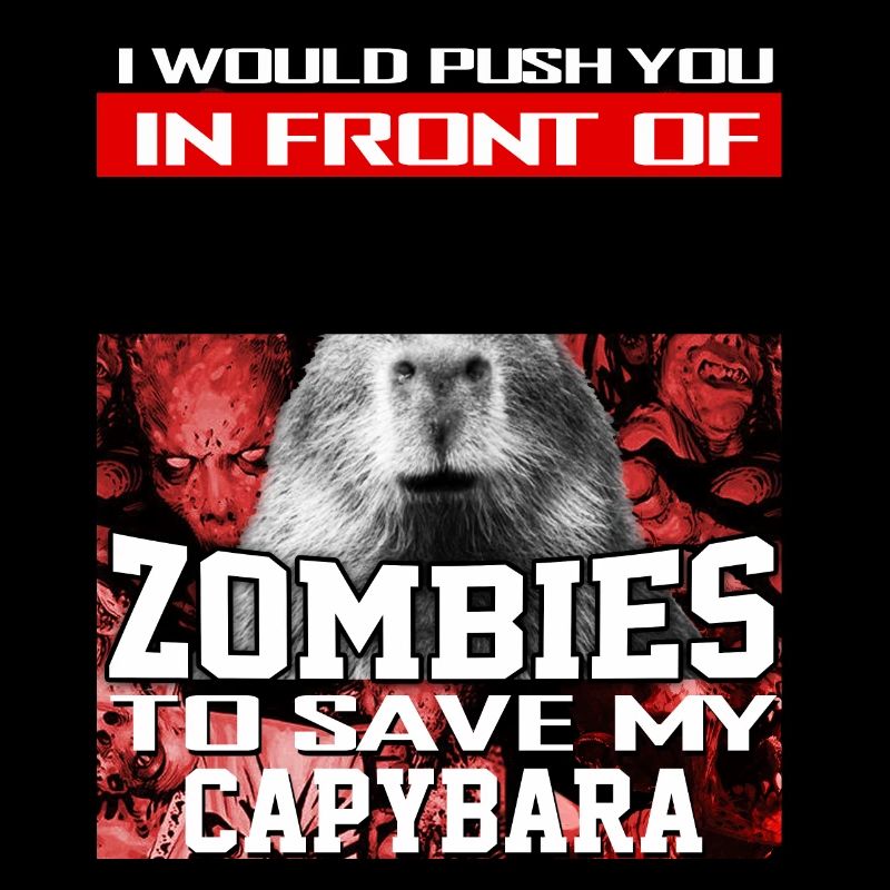 Devant des zombies pour sauver ma capybara