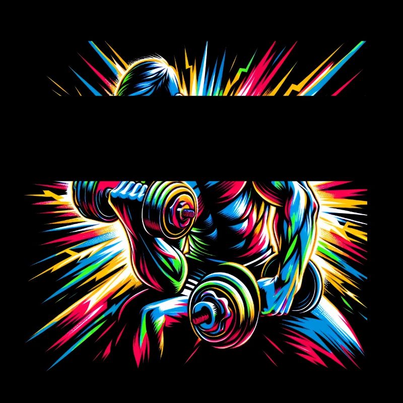 Explosive Workout Energy: Dumbbell Training Type