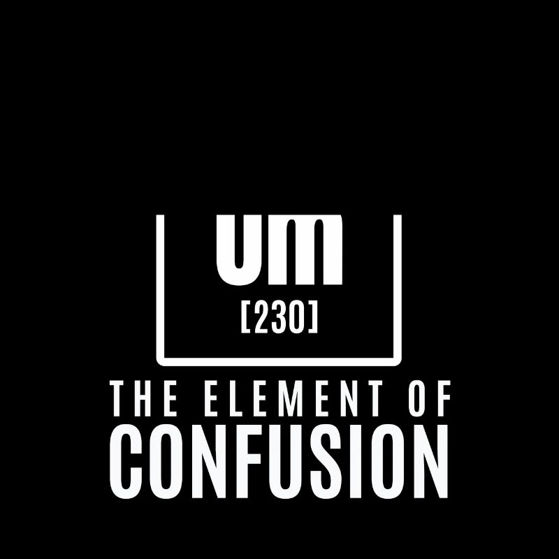 um element Cool & Confusing T-Shirt Design Die