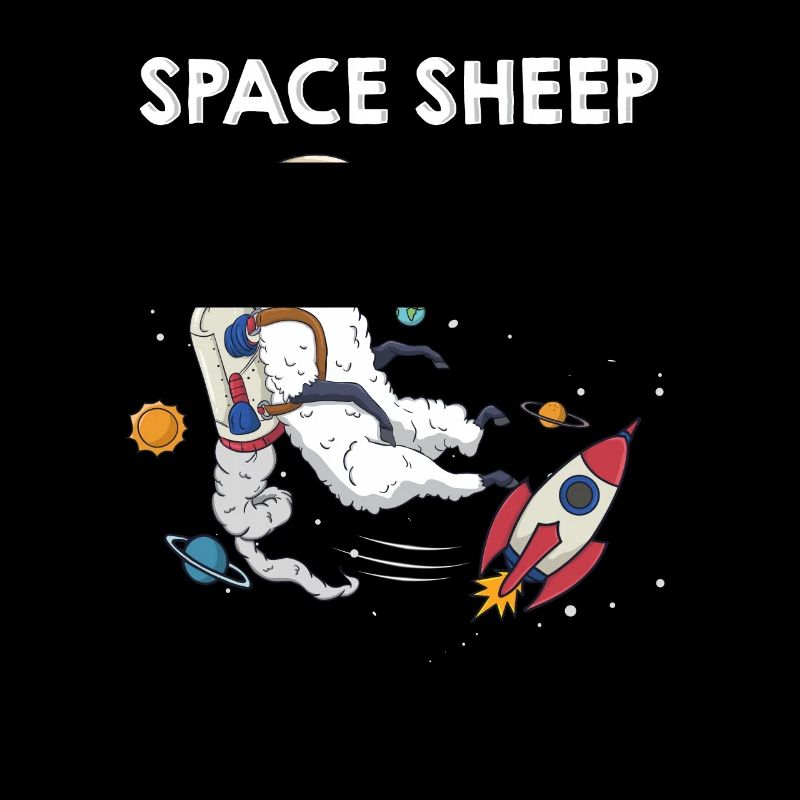 Space Sheep Awesome Astronaut Galaxy Explorer
