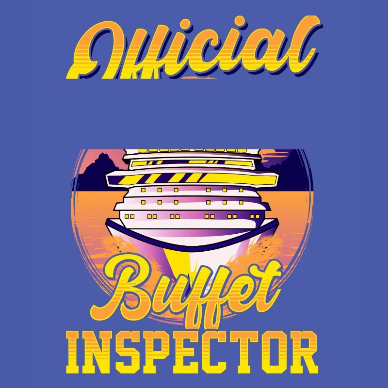 Funny Official Cruise Ship Buffet Inspector Pun