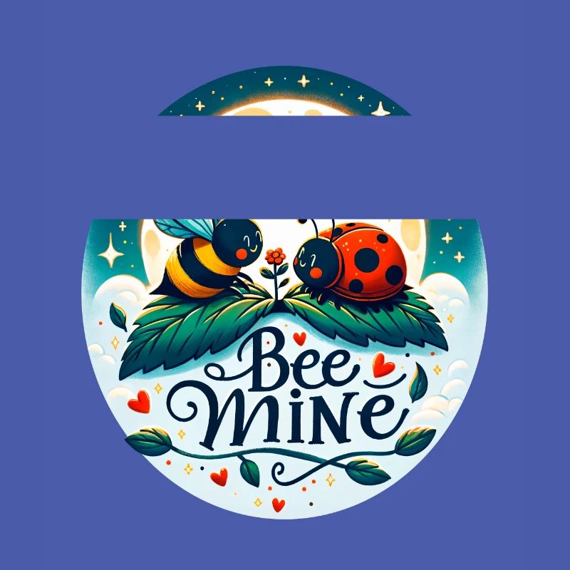 Bee Mine: Whimsical Bee & Ladybug Playful