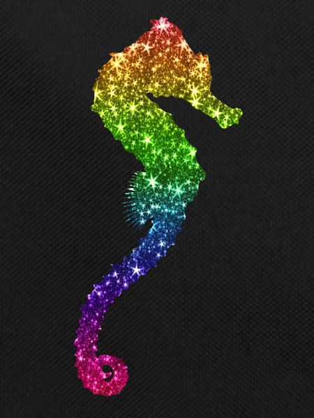 Party Seepferdchen Glitzer