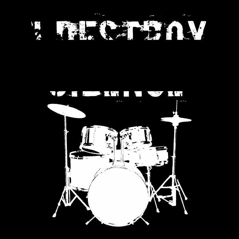 Drumming Shirt For Drummers "I Destroy Silence"