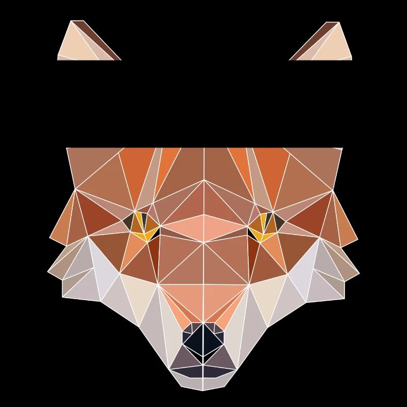 Tshirt polygonal Design Symmetrical Triangular