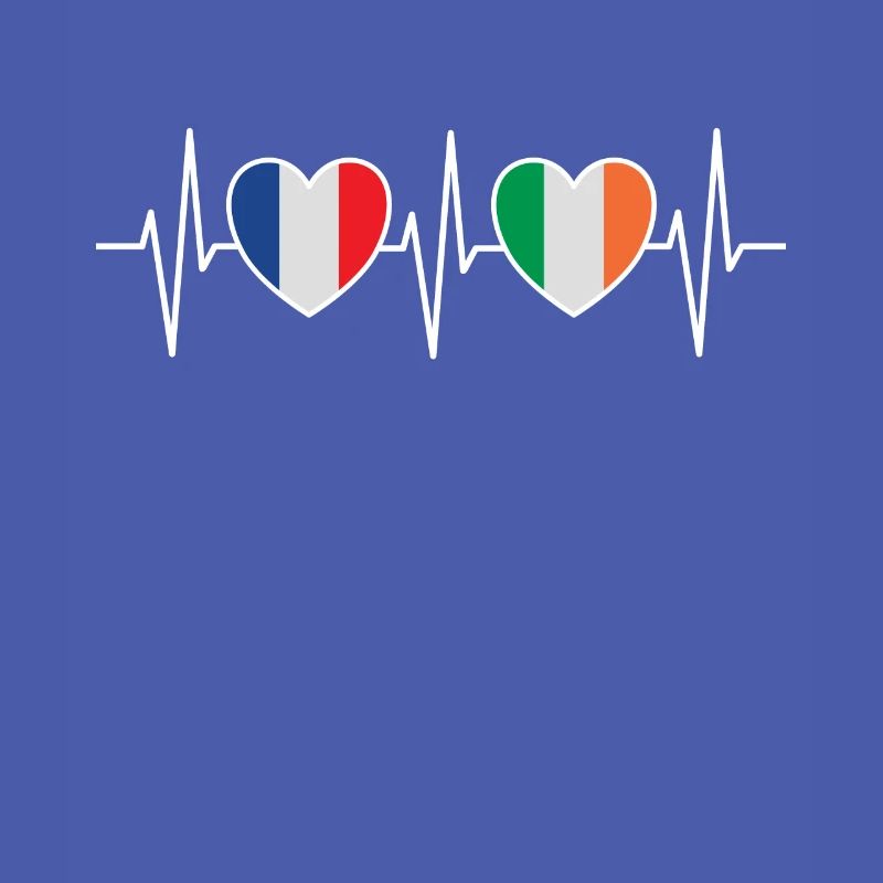 France et Irlande Drapeau irlandais Drapeaux