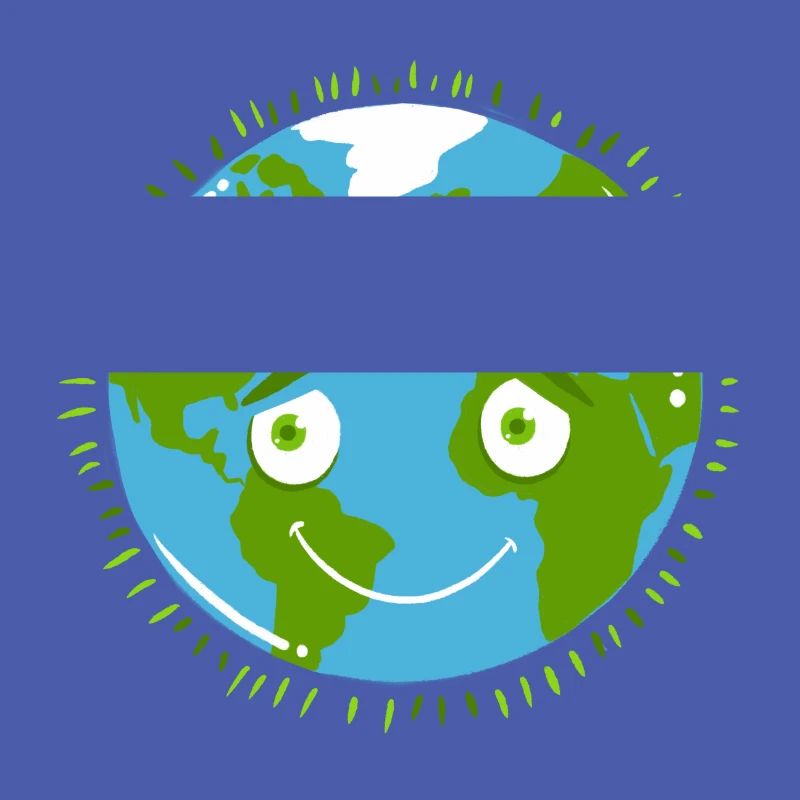 Schüchterner Planet ERDE