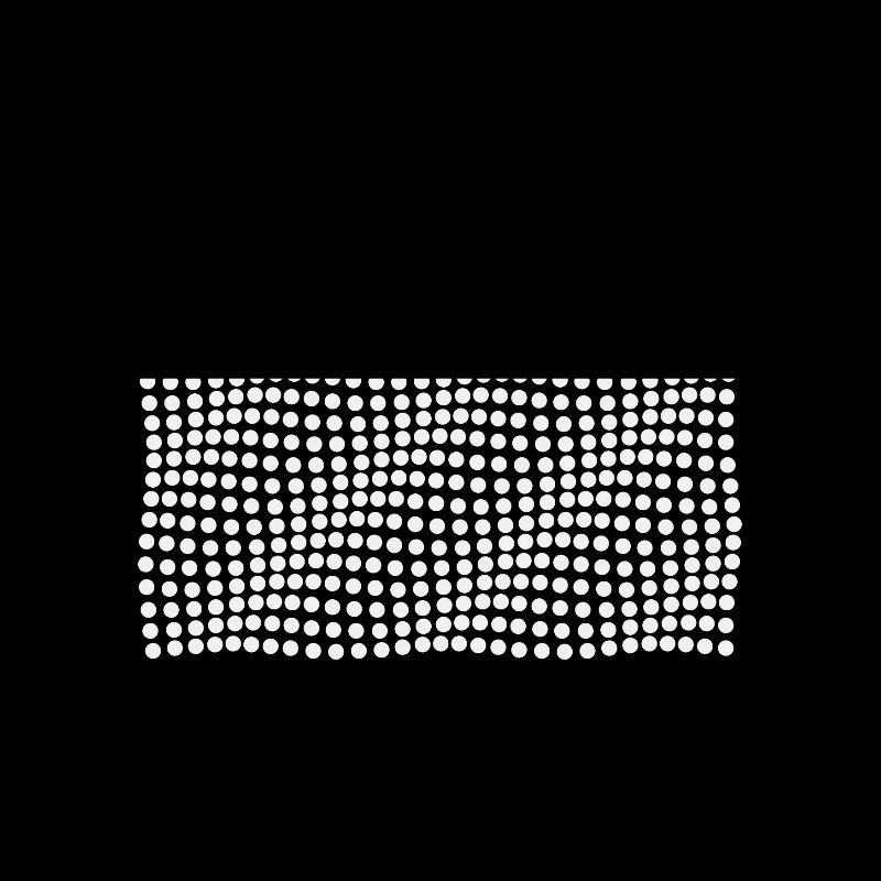 Optical illusion waves effect