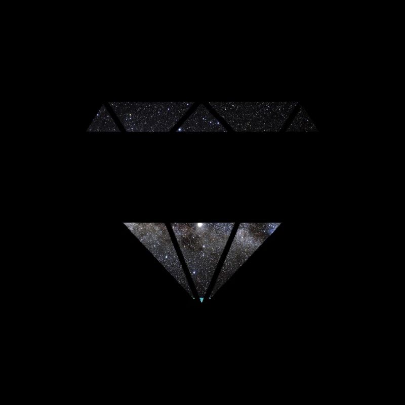 Diamant dans l'espace