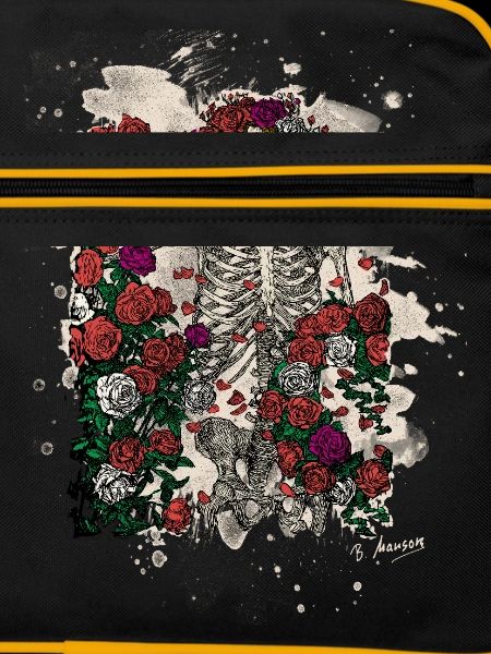 Skeleton & Roses – bleached Version