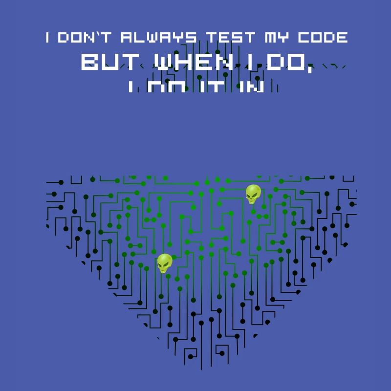 test code nerd joke spruch pc programmierer geek i