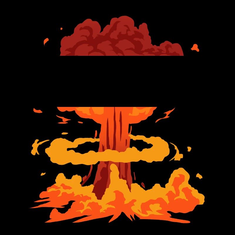 Nuke Nuking Bombing Fire Bombshell Missile Geschenk