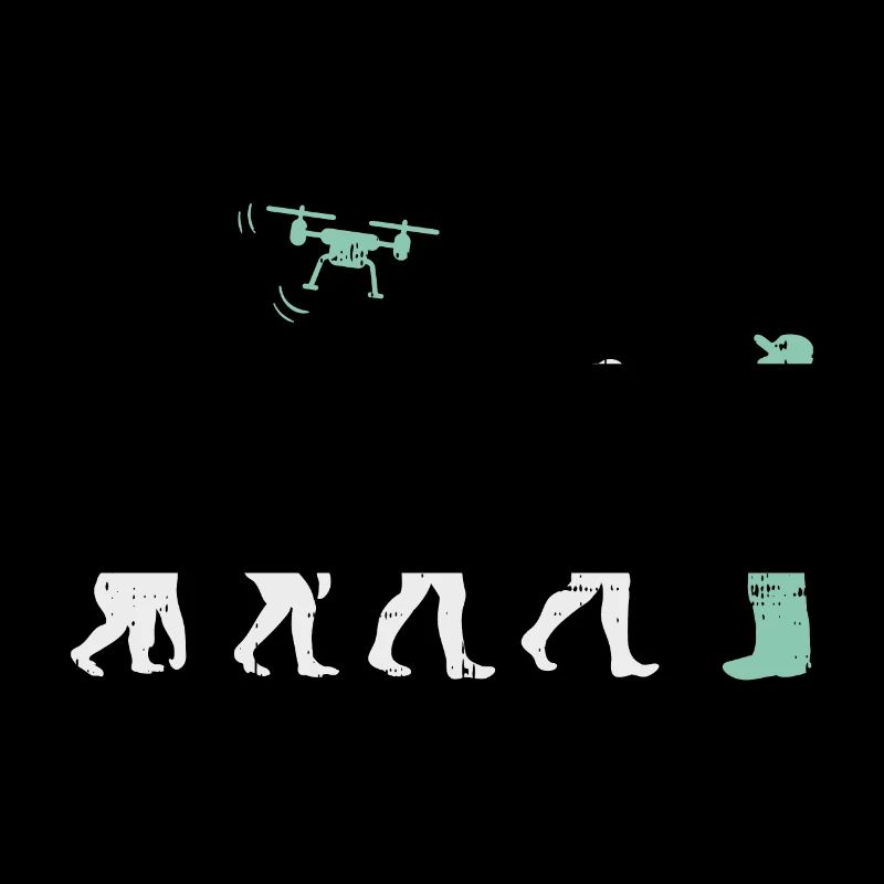 Evolution Drone T-Shirt I Model Making I Gift