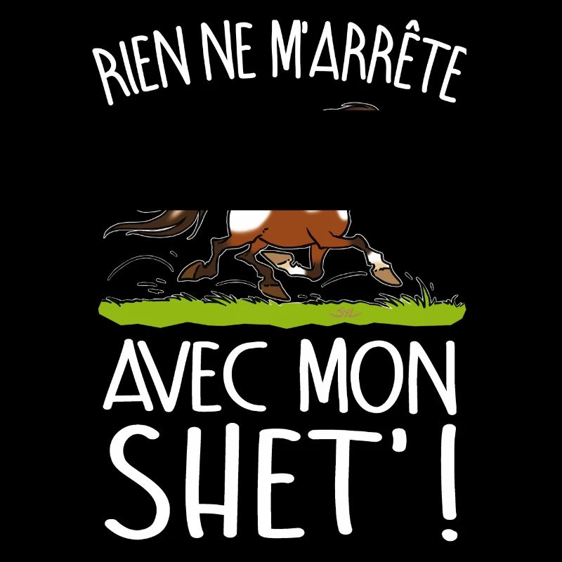 Poney shet pie (texte blanc)