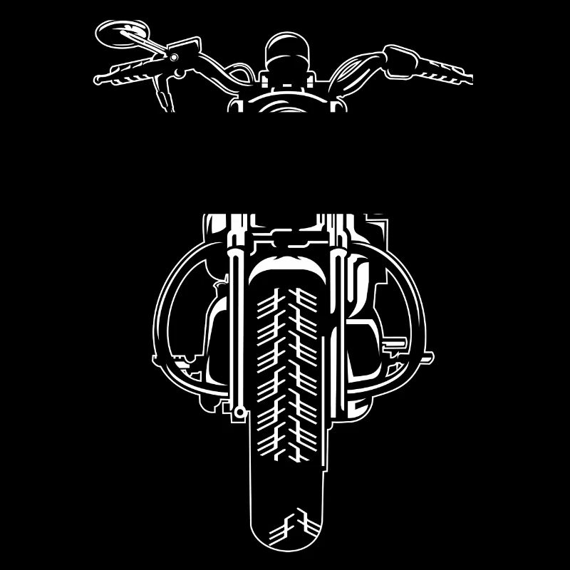 Chopper / motorcycle 07_white