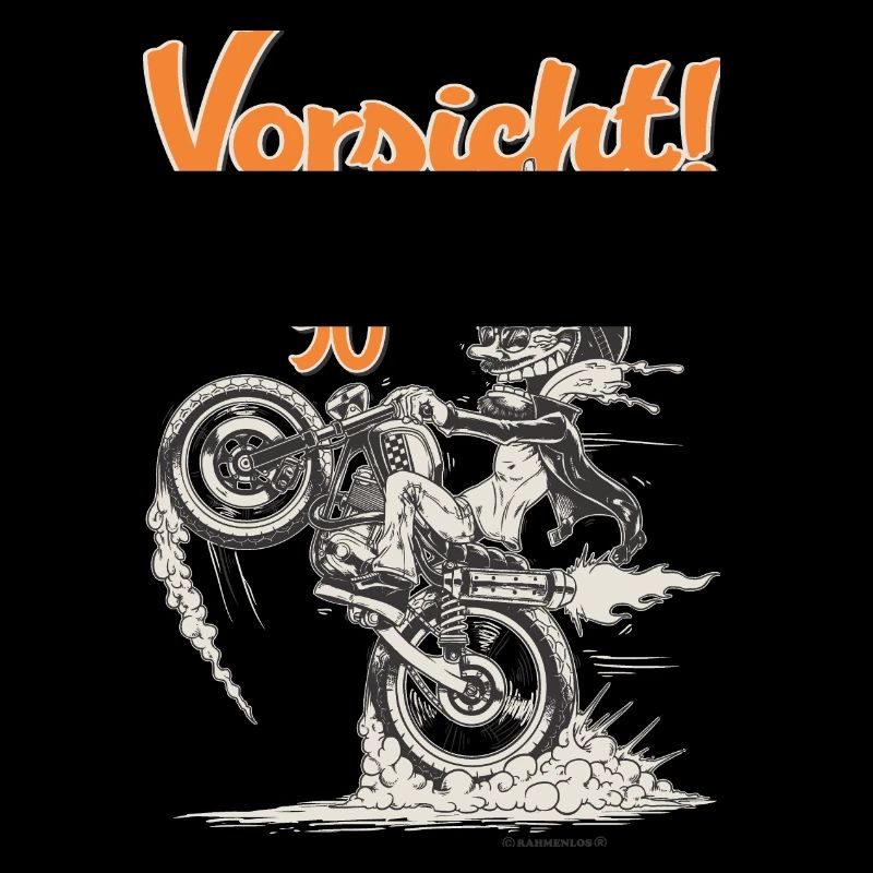 Design 2016 - Biker über 50 - RAHMENLOS tshirt