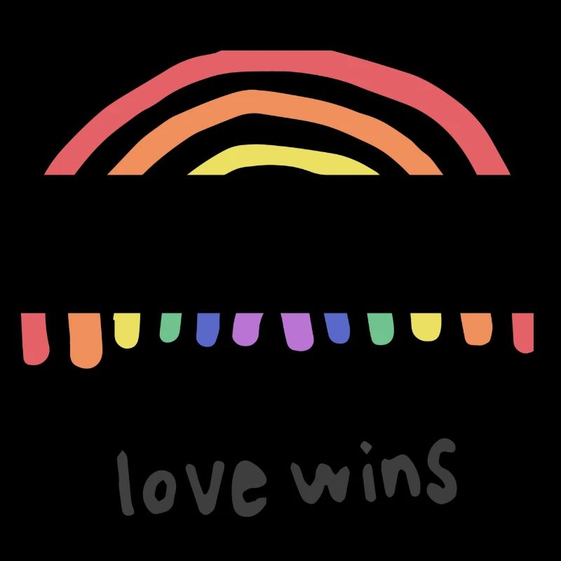 Liebe gewinnt Regenbogen