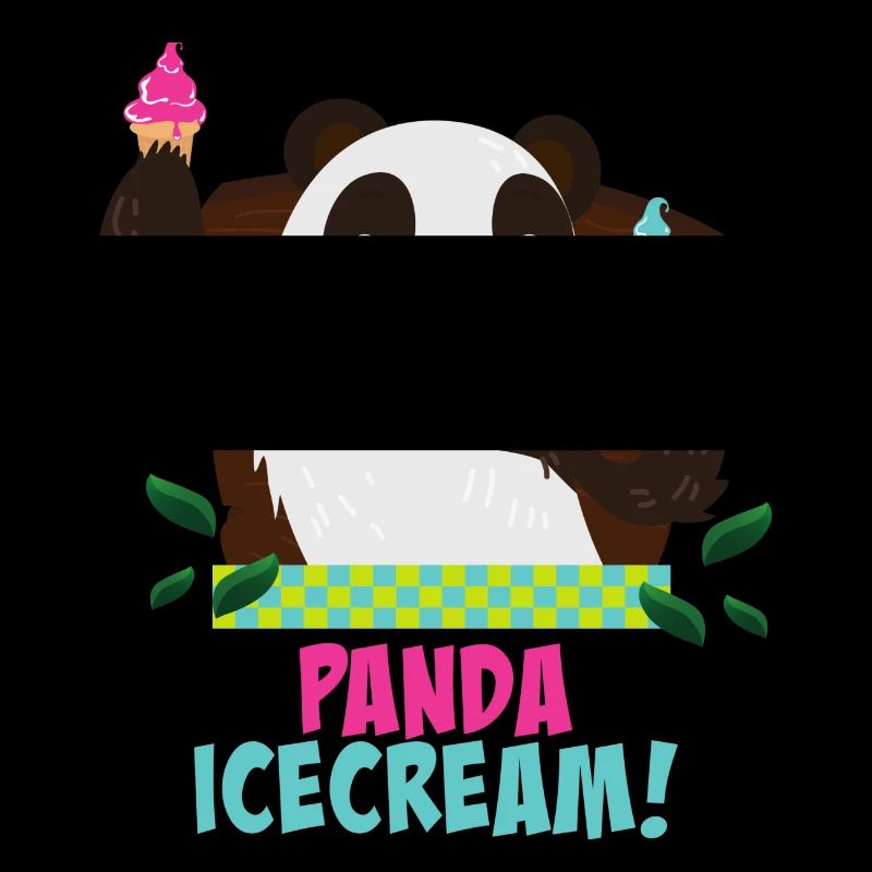 Panda avec glace