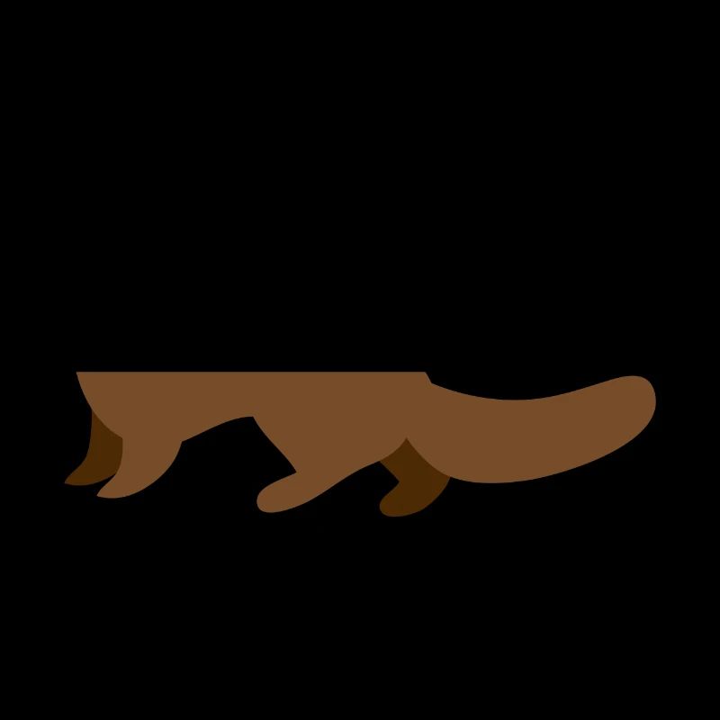 Brauner Mungo Wiesel oder Hermelin